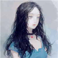 手绘气质独特女生卡通头像