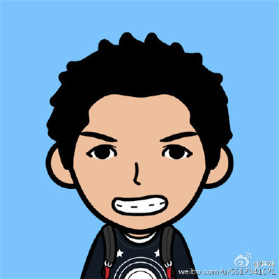 微信男卡通脸萌头像阳光帅气