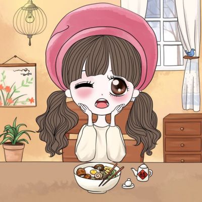 闺蜜头像三人一人一张动漫卡通
