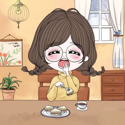 闺蜜头像三人一人一张动漫卡通
