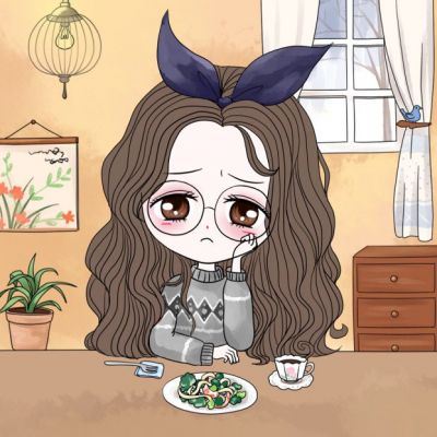 闺蜜头像三人一人一张动漫卡通