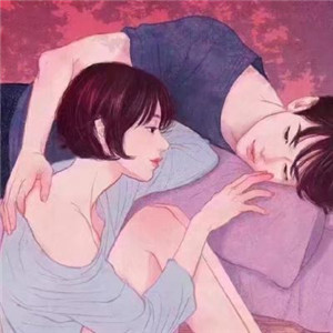 手绘卡通情侣头像图片