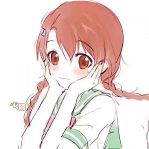 手绘卡通情侣头像图片