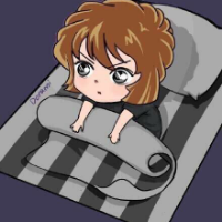 日系漫画好想睡觉的图片卡通头像