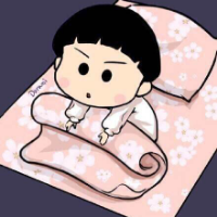 日系漫画好想睡觉的图片卡通头像