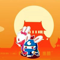 可爱贝小兔卡通头像