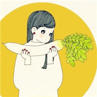 手绘可爱而且时尚好看的卡通女孩头像