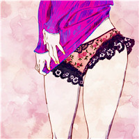 韩系手绘女生头像