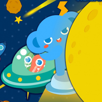 大草原星空可爱动漫头像