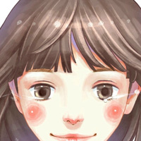 手绘插画清新森系女生QQ头像图片大全