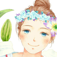 手绘插画清新森系女生QQ头像图片大全