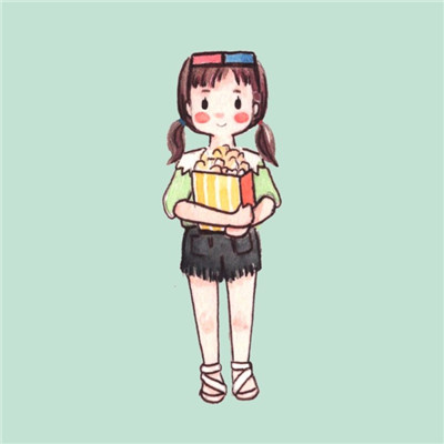 卡通闺蜜姐妹淘头像12张精选
