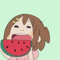西瓜头呆萌卡通头像