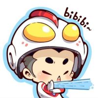 呆萌的情侣卡通头像一左一右