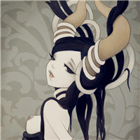 扎辫子的好看的唯美卡通女孩图片头像大全