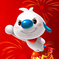 辛巴狗2018年狗年新年卡通QQ头像图片