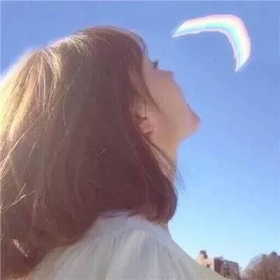 清酒|蓝色系女生真人头像「人生在世，不缺一个你」