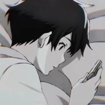 黑白的男生头像