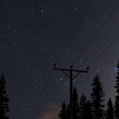 林弋  星空闪烁唯美天空图/山野千里，你是我藏在星星里的浪漫。