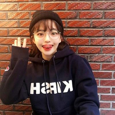 00后青春可爱小清新萌妹子微信头像