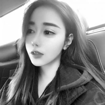 微信头像长发美女侧面最新