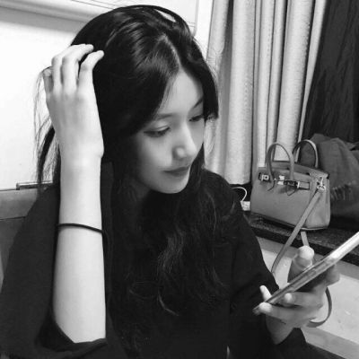 微信头像长发美女侧面最新