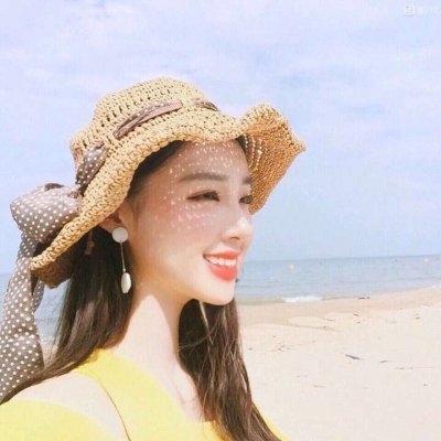 微信头像海边美女侧影最新