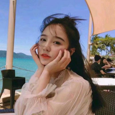 微信头像海边美女侧影最新