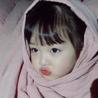 超火的萌娃权律二女生微信头像