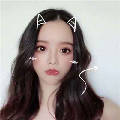 气质长发迷人女生头像图片