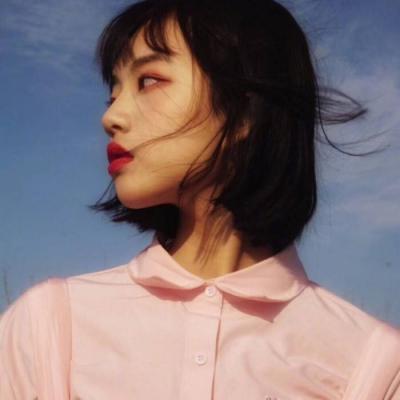 微信女生头像短发气质优雅