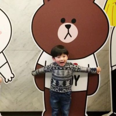 微信可爱萌娃头像情侣两张一男一女