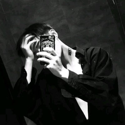 2019最新微信头像男生黑白酷帅