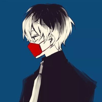 冷酷帅气男生微信头像黑白动漫小丑