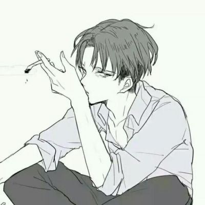 冷酷帅气男生微信头像黑白动漫小丑