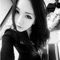 黑白风格的微信头像女生设计