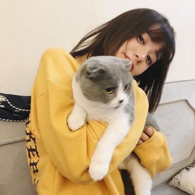 小仙女与小动物的亲密合照头像