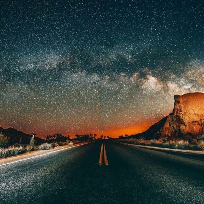 唯美星空头像背景图/摄影师LosAngelesArt