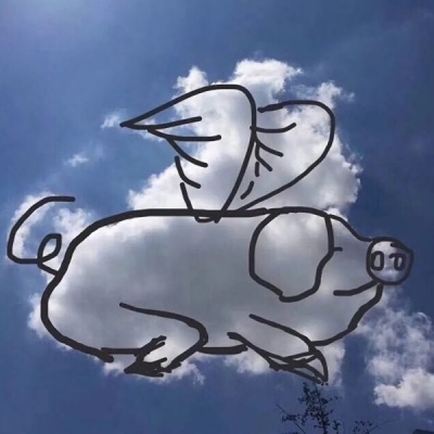 唯美云彩.“今天也是元气满满的一天.”