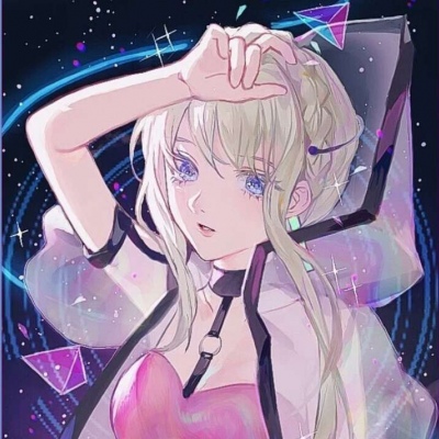银河唯美星空闺蜜头像