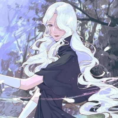 唐崎夜雨／手绘自截二次元女生头像  绘师：竹墨繁漪