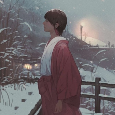 唐崎夜雨／手绘自截二次元女生头像  绘师：竹墨繁漪