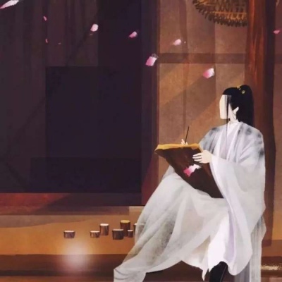唐崎夜雨  二次元情侣头像 一对两张