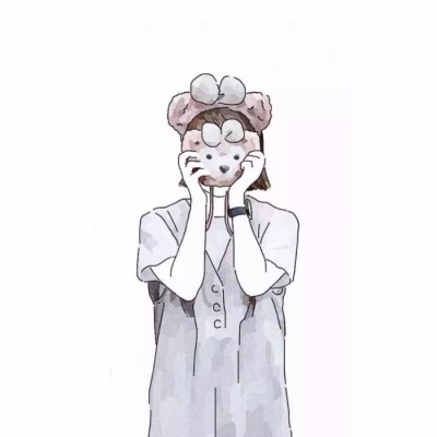 唐崎夜雨  二次元情侣头像 一对两张