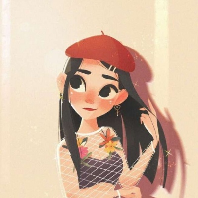 手绘少女漫头