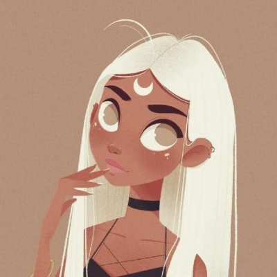 手绘少女漫头