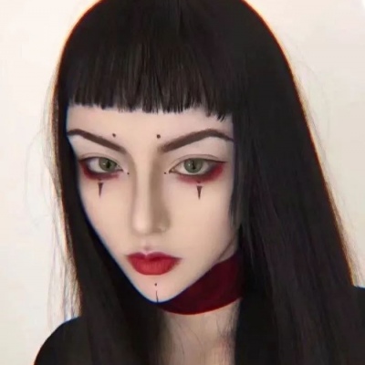 暗黑系女生真人头像.  成熟.  美艳.  高不可攀