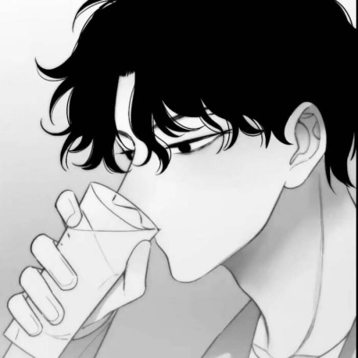 于泽＃黑白丧系动漫男头＃这辈子就放过你了 下辈子要记得带我回家哦