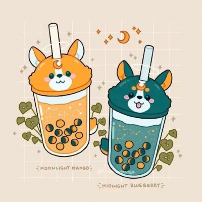 林知晚  创意可爱背景图