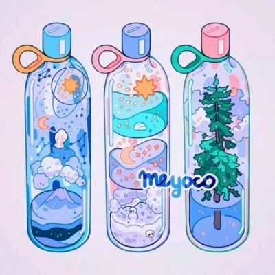 林知晚  创意可爱背景图